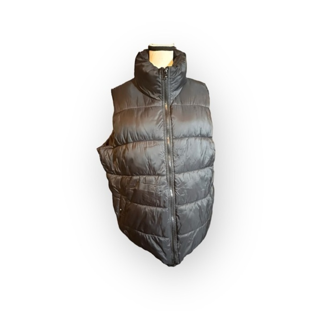 Women’s 2x Old Navy Black Water-Resistant Quilted Puffer Vest 18 20 XXL 2X 2XL